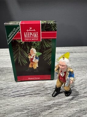 Hallmark | American Commemorative: Honest George - Vintage Keepsake Ornament
